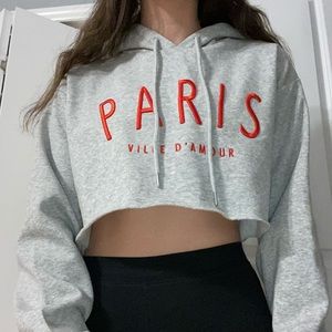 NWT H&M Cropped Hoodie!